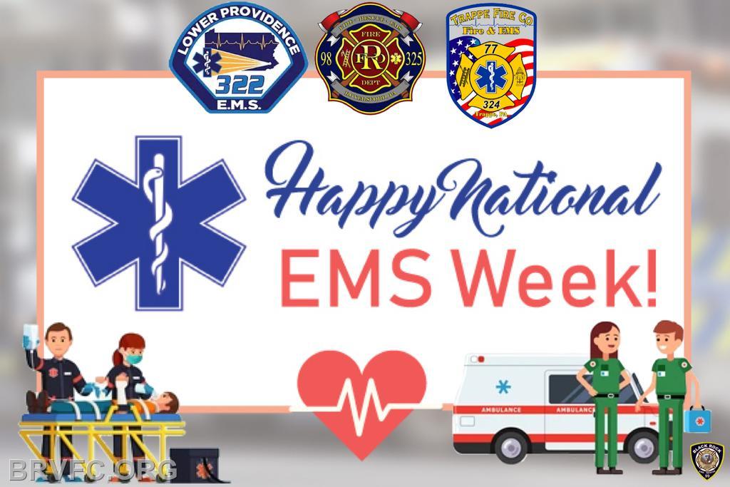 Happy EMS Week Black Rock Volunteer Fire Company